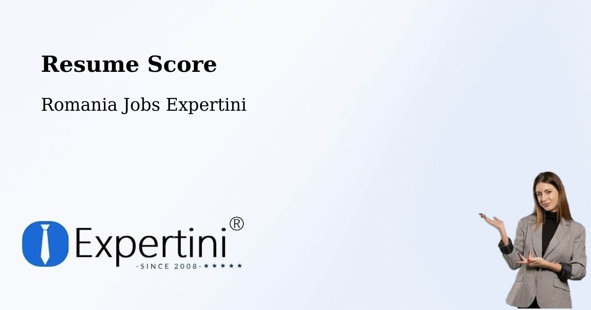 Resume Score & Job Description Match Tool – Măcin - Romania Jobs Expertini