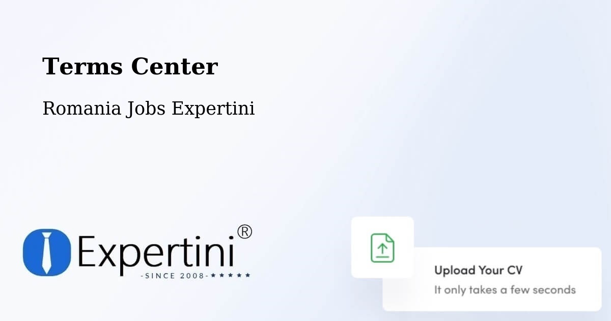 Terms of Service – Măcin - Romania Jobs Expertini